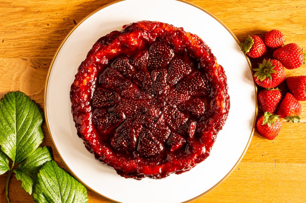 Strawberry Tarte Tatin.